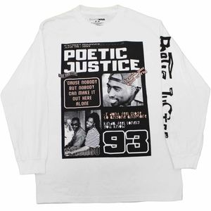 2pac long sleeve grapic T-shirt Unisex